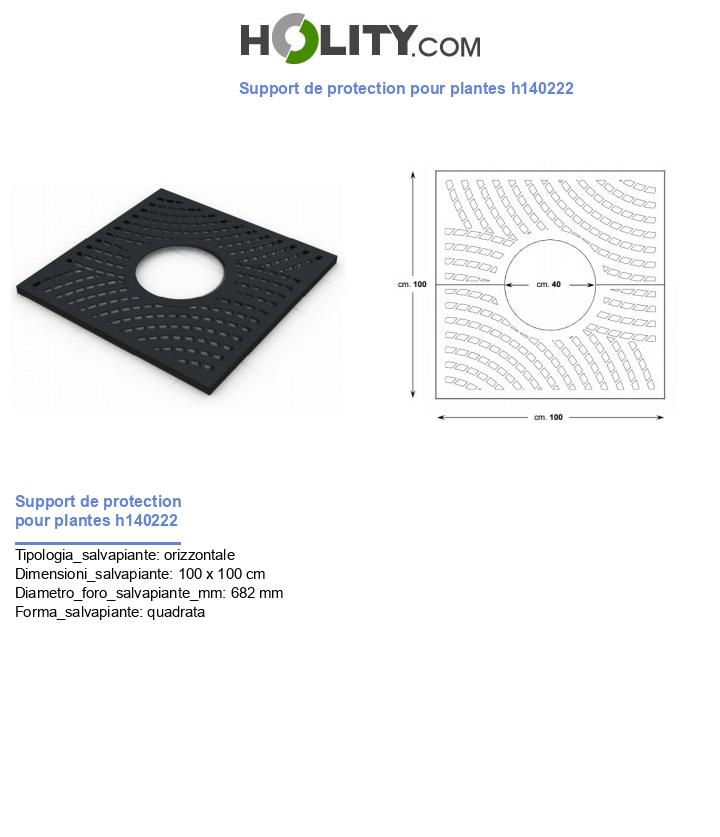 Support de protection pour plantes h140222