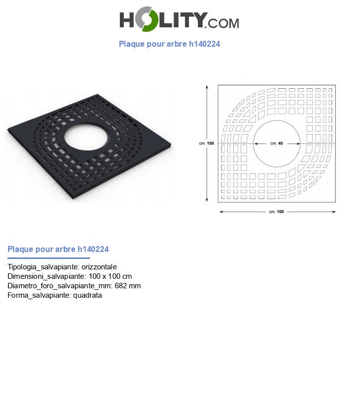 Plaque pour arbre h140224