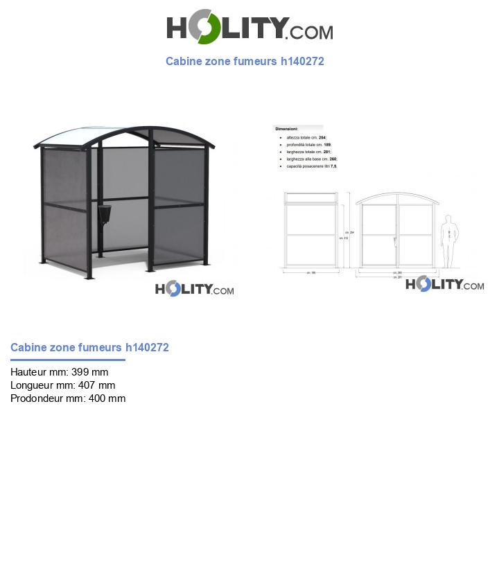 Cabine zone fumeurs h140272