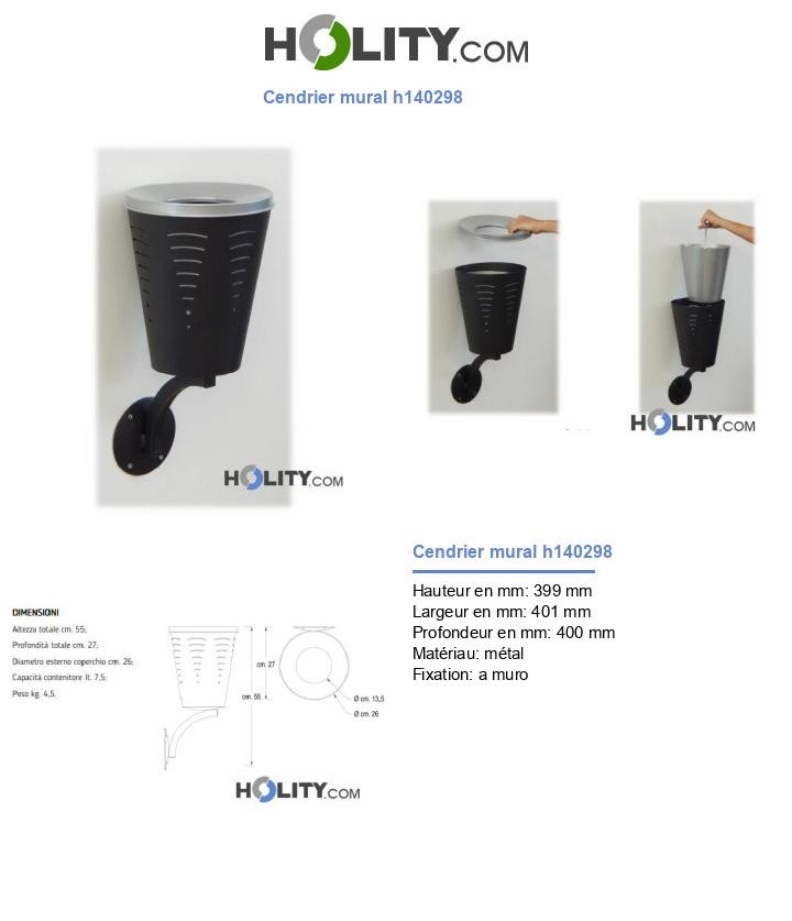 Cendrier mural h140298