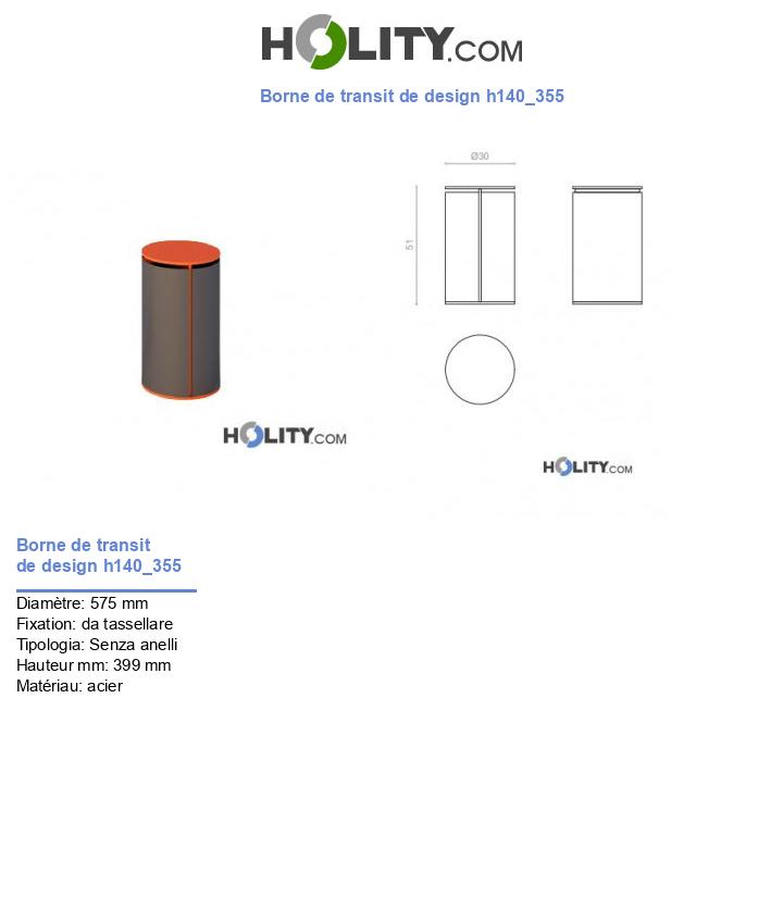 Borne de transit de design h140_355