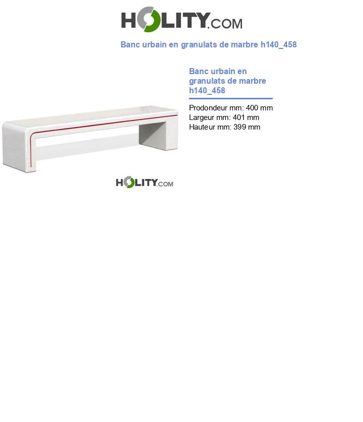 Banc urbain en granulats de marbre h140_458