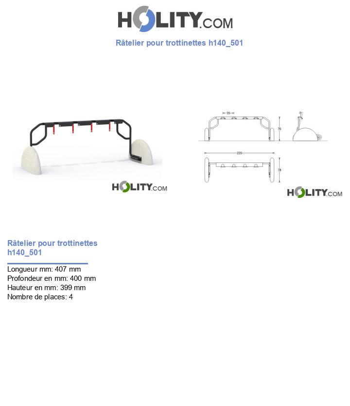 Râtelier pour trottinettes h140_501