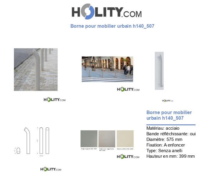 Borne pour mobilier urbain h140_507