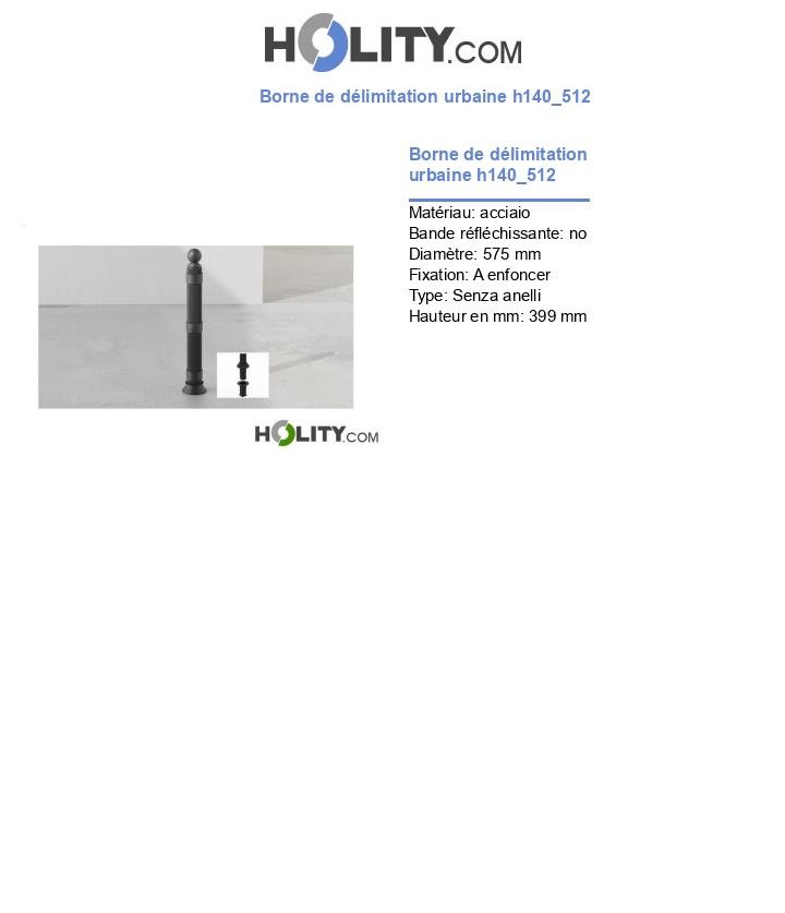 Borne de délimitation urbaine h140_512