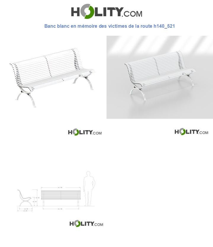 Banc blanc en mémoire des victimes de la route h140_521