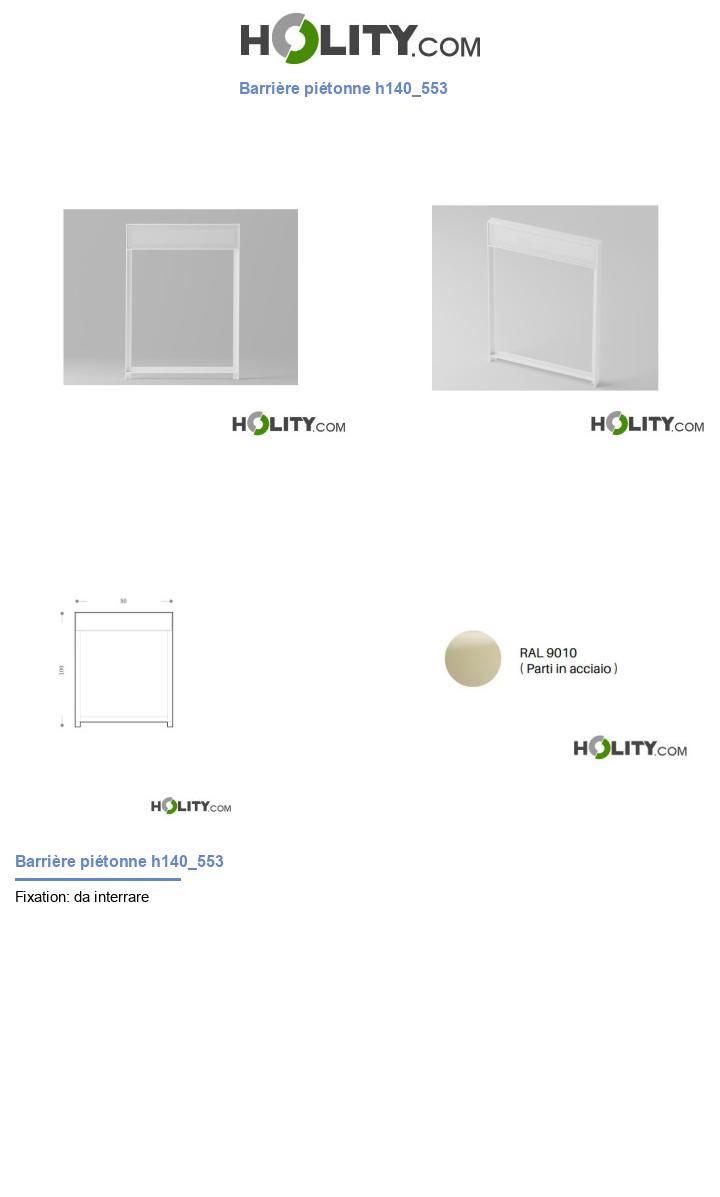 Barrière piétonne h140_553