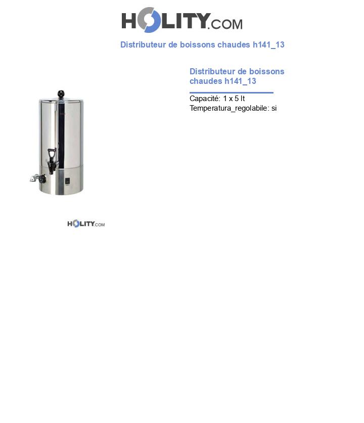 Distributeur de boissons chaudes h141_13