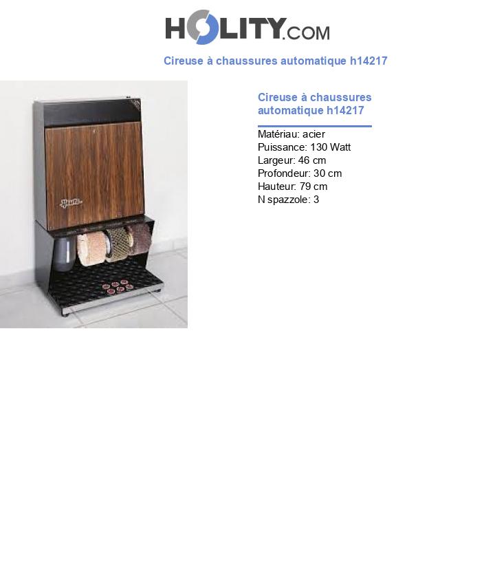 Cireuse à chaussures automatique h14217