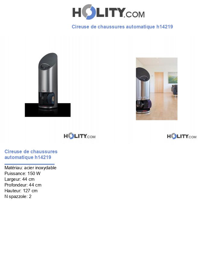 Cireuse de chaussures automatique h14219