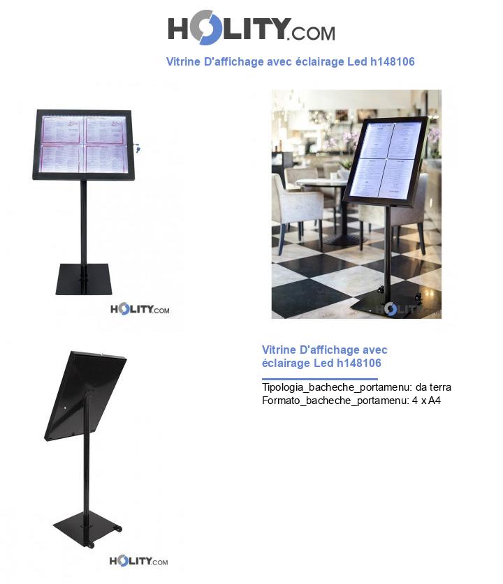 Vitrine D'affichage avec éclairage Led h148106