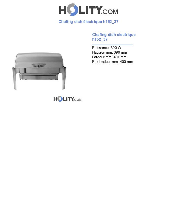 Chafing dish électrique h152_37