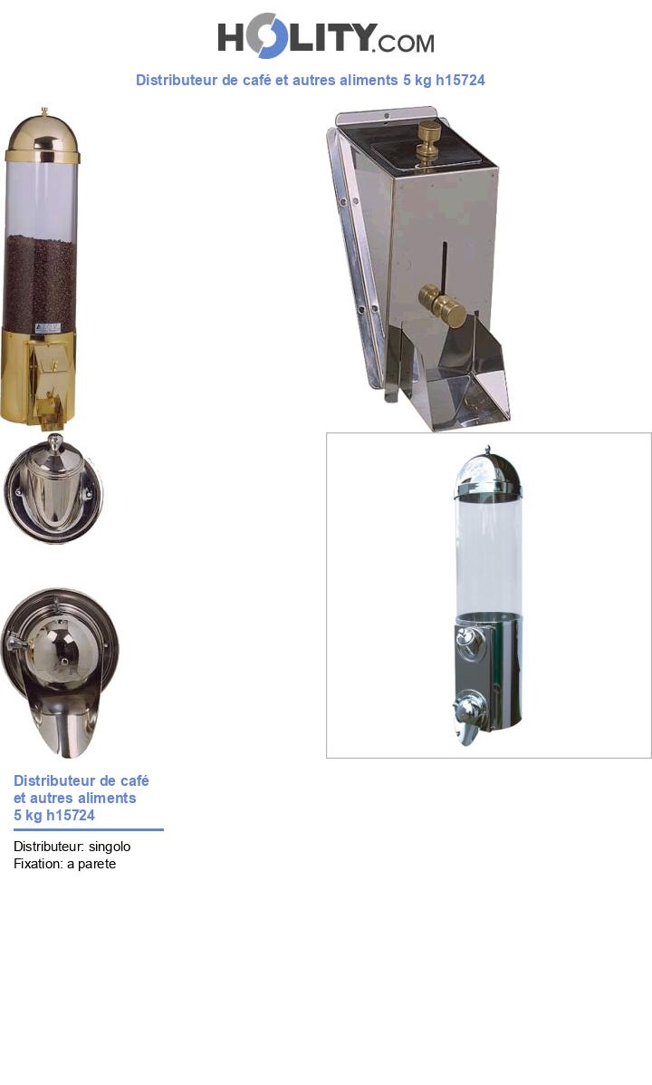 Distributeur de café et autres aliments 5 kg h15724