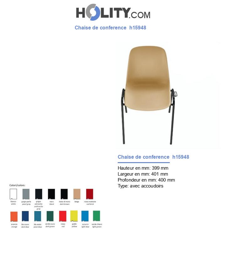 Chaise de conference  h15948