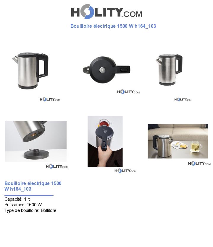 Bouilloire électrique 1500 W h164_103