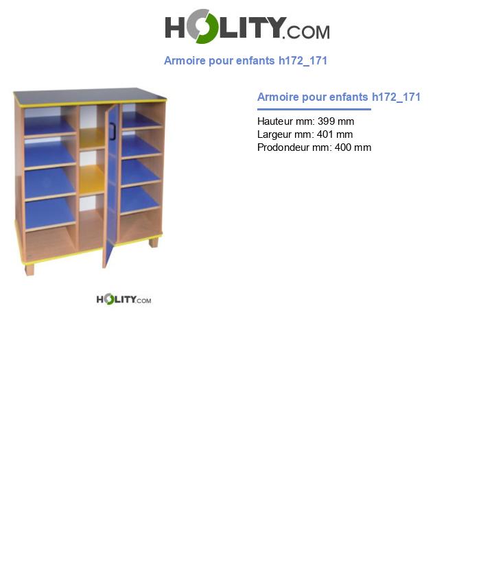 Armoire pour enfants h172_171