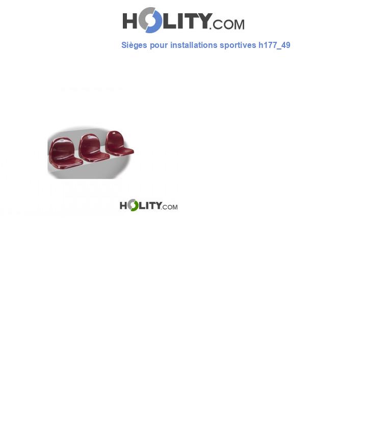 Sièges pour installations sportives h177_49