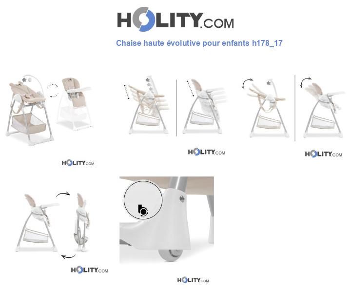 Chaise haute évolutive pour enfants h178_17