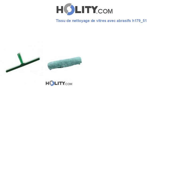 Tissu de nettoyage de vitres avec abrasifs h179_51