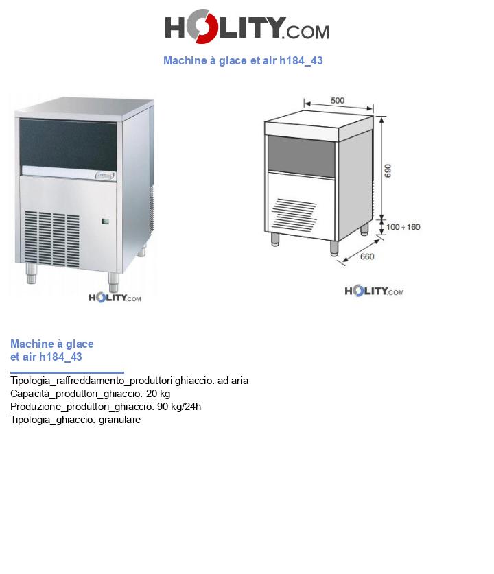 Machine à glace et air h184_43