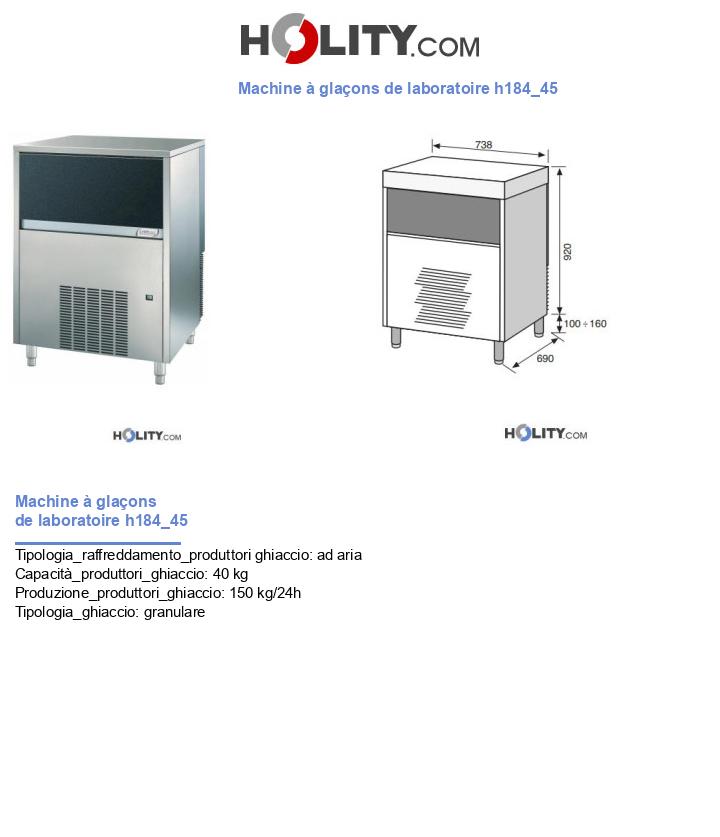 Machine à glaçons de laboratoire h184_45