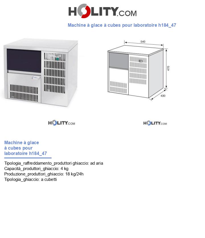 Machine à glace à cubes pour laboratoire h184_47