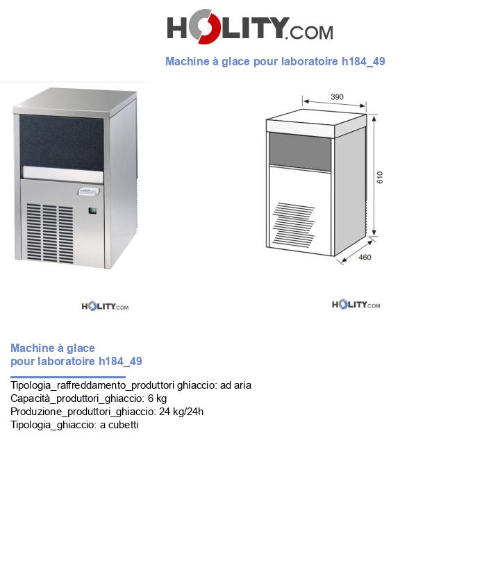 Machine à glace pour laboratoire h184_49