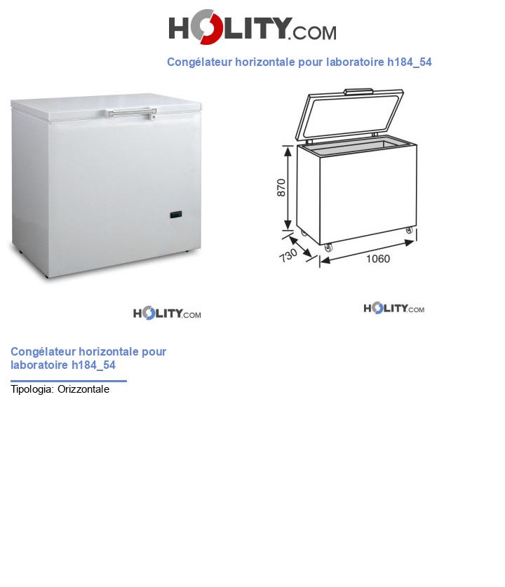 Congélateur horizontale pour laboratoire h184_54