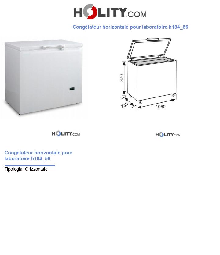 Congélateur horizontale pour laboratoire h184_56