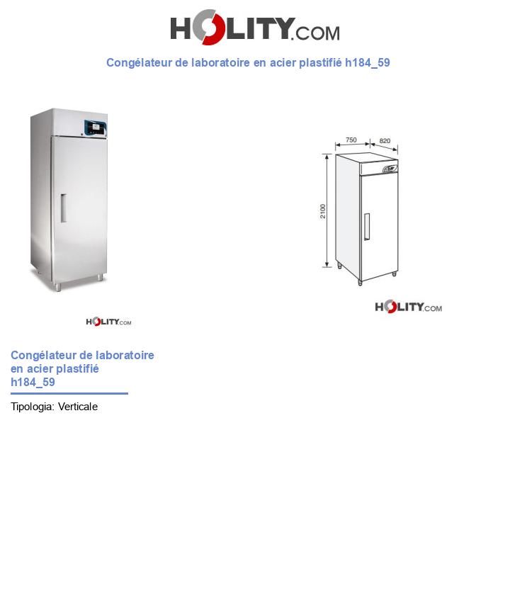 Congélateur de laboratoire en acier plastifié h184_59