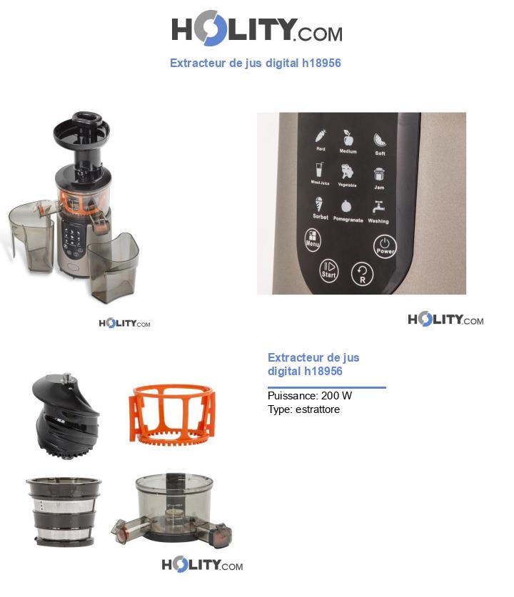 Extracteur de jus digital h18956