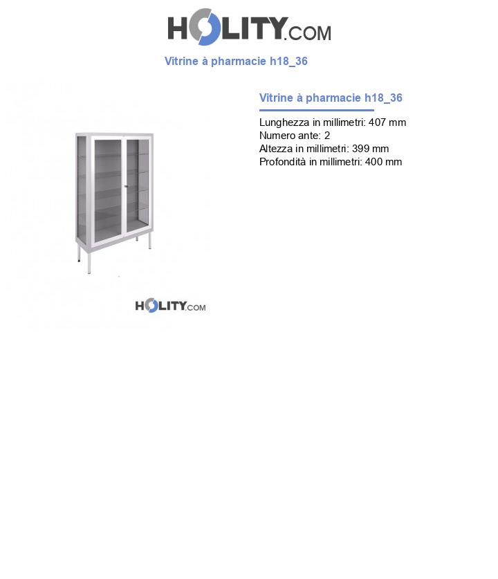 Vitrine à pharmacie h18_36
