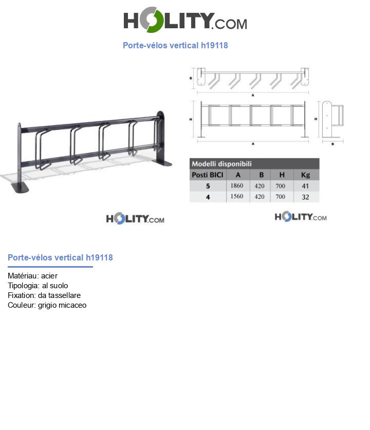 Porte-vélos vertical h19118