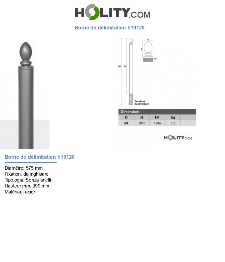 Borne de délimitation h19128