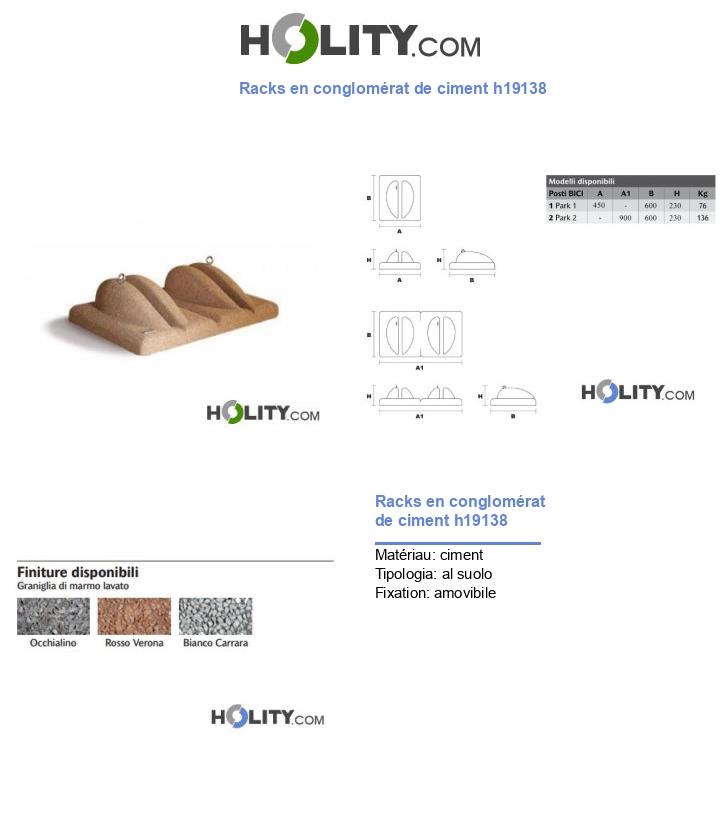 Racks en conglomérat de ciment h19138