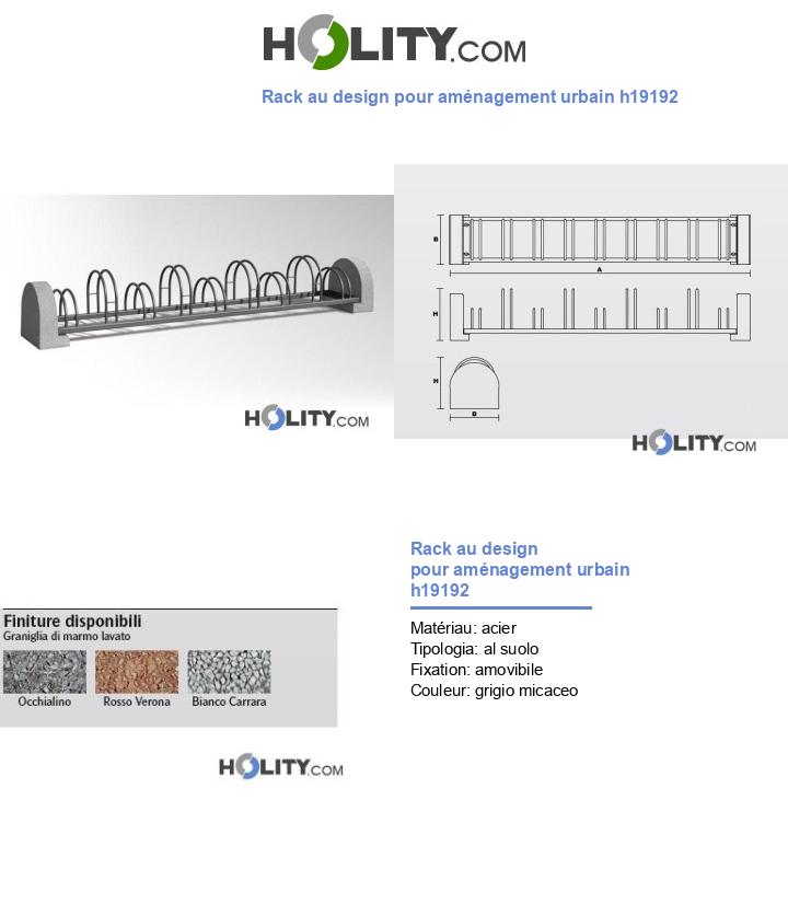 Rack au design pour aménagement urbain h19192