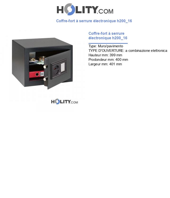 Coffre-fort à serrure électronique h200_16