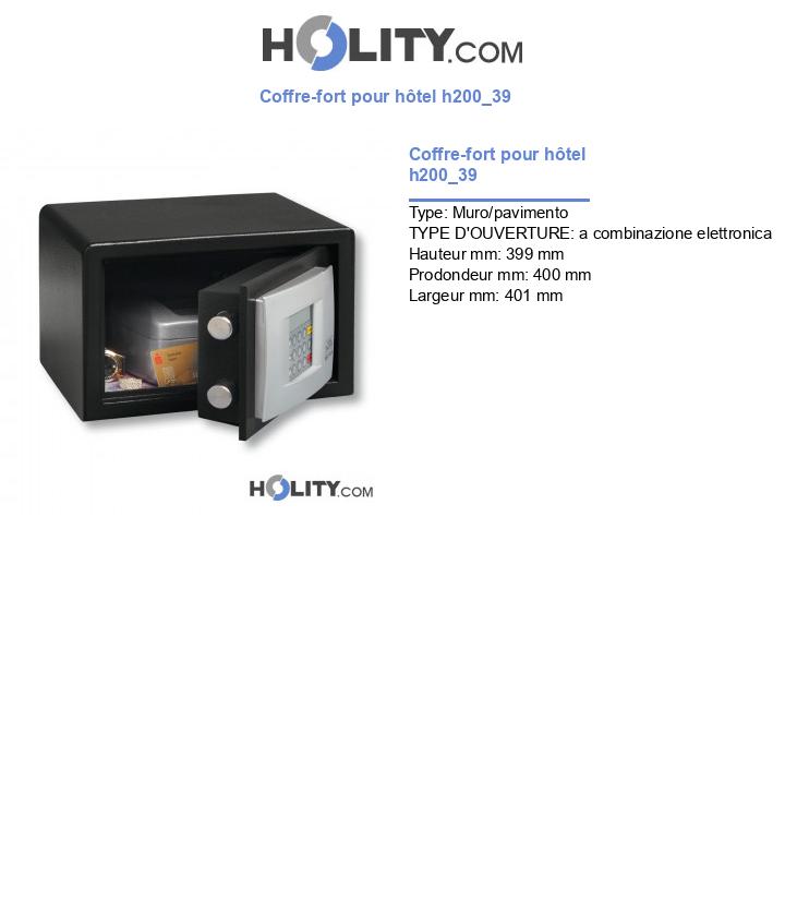 Coffre-fort pour hôtel h200_39