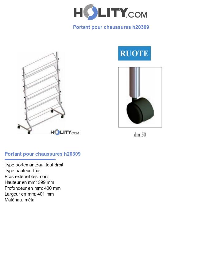 Portant pour chaussures h20309