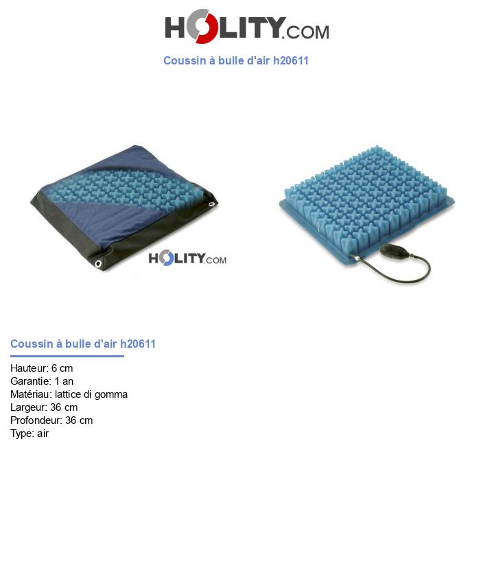 Coussin à bulle d'air h20611
