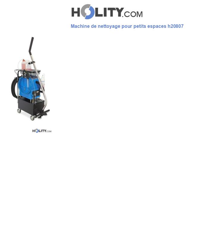Machine de nettoyage pour petits espaces h20807
