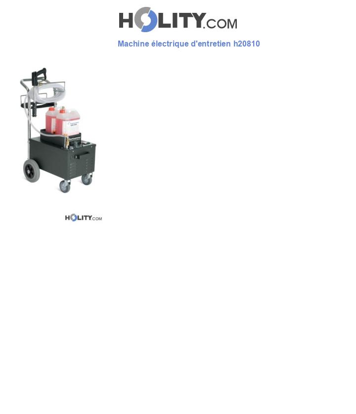 Machine électrique d'entretien h20810