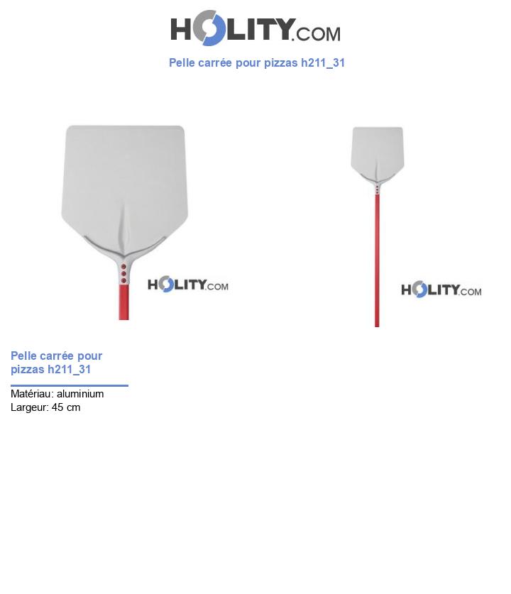 Pelle carrée pour pizzas h211_31