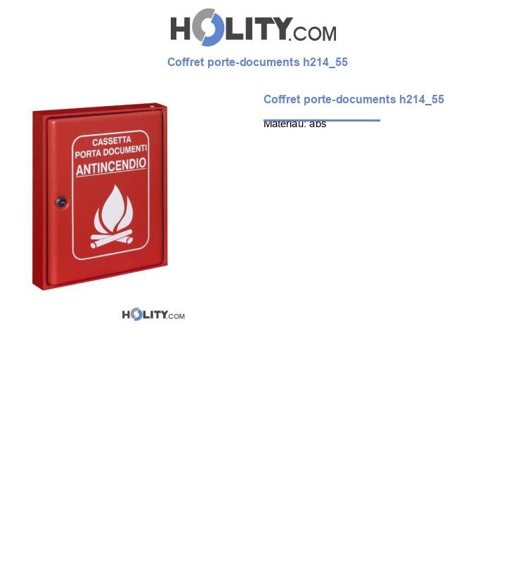 Coffret porte-documents h214_55