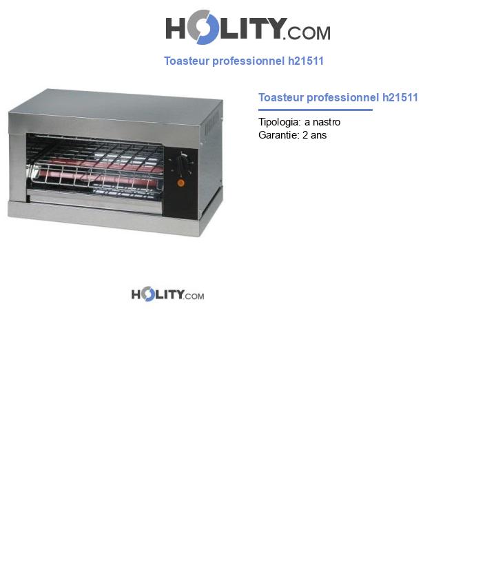 Toasteur professionnel h21511