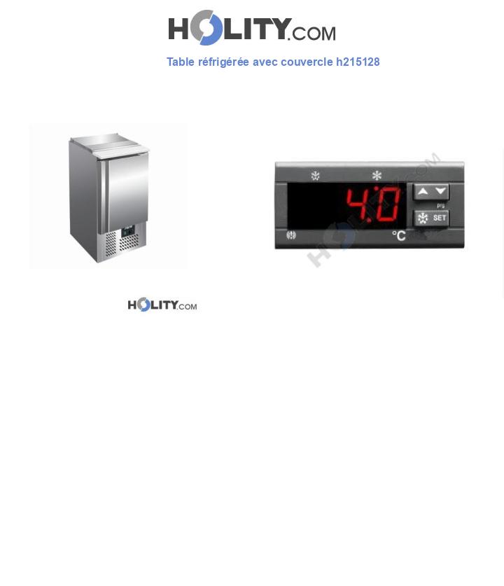 Table réfrigérée avec couvercle h215128