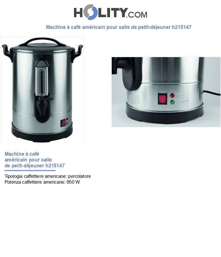 Machine à café américain pour salle de petit-déjeuner h215147