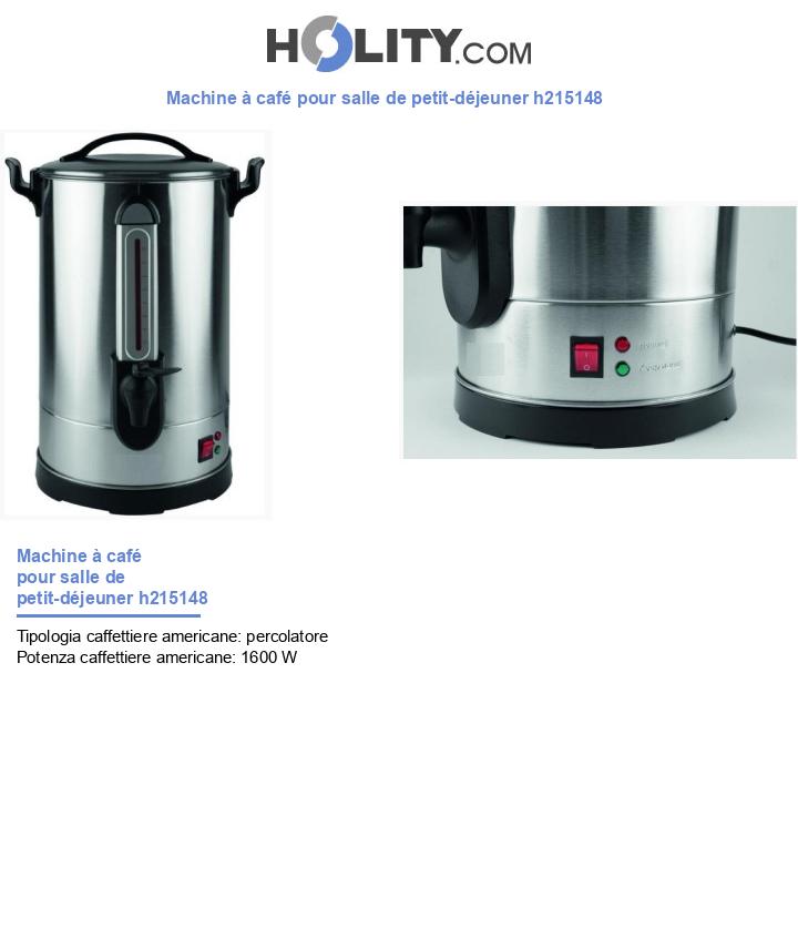 Machine à café pour salle de petit-déjeuner h215148