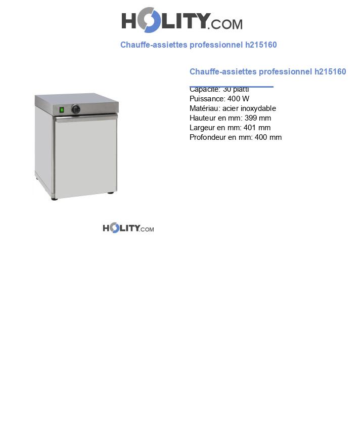 Chauffe-assiettes professionnel h215160