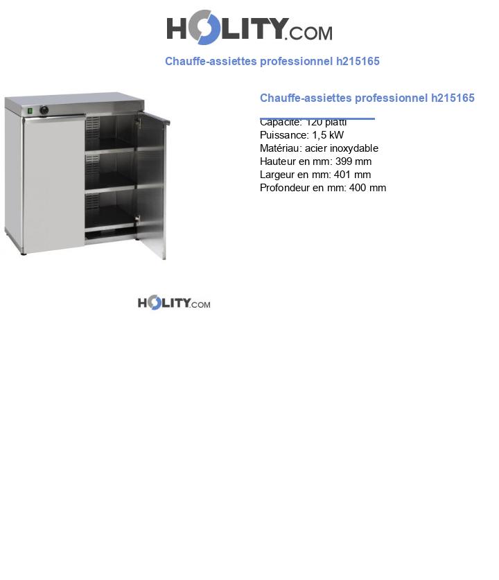 Chauffe-assiettes professionnel h215165